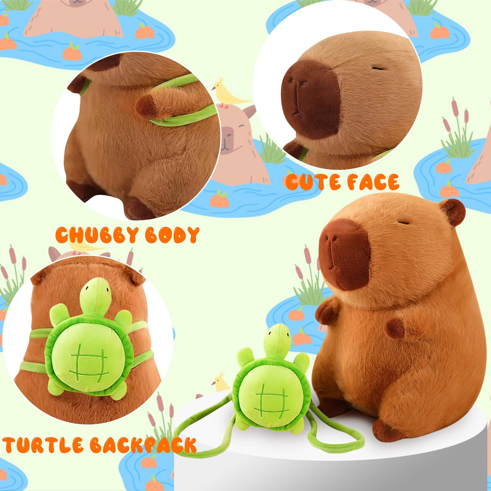 Redaica capybara plush suitable as classroom or party favor.