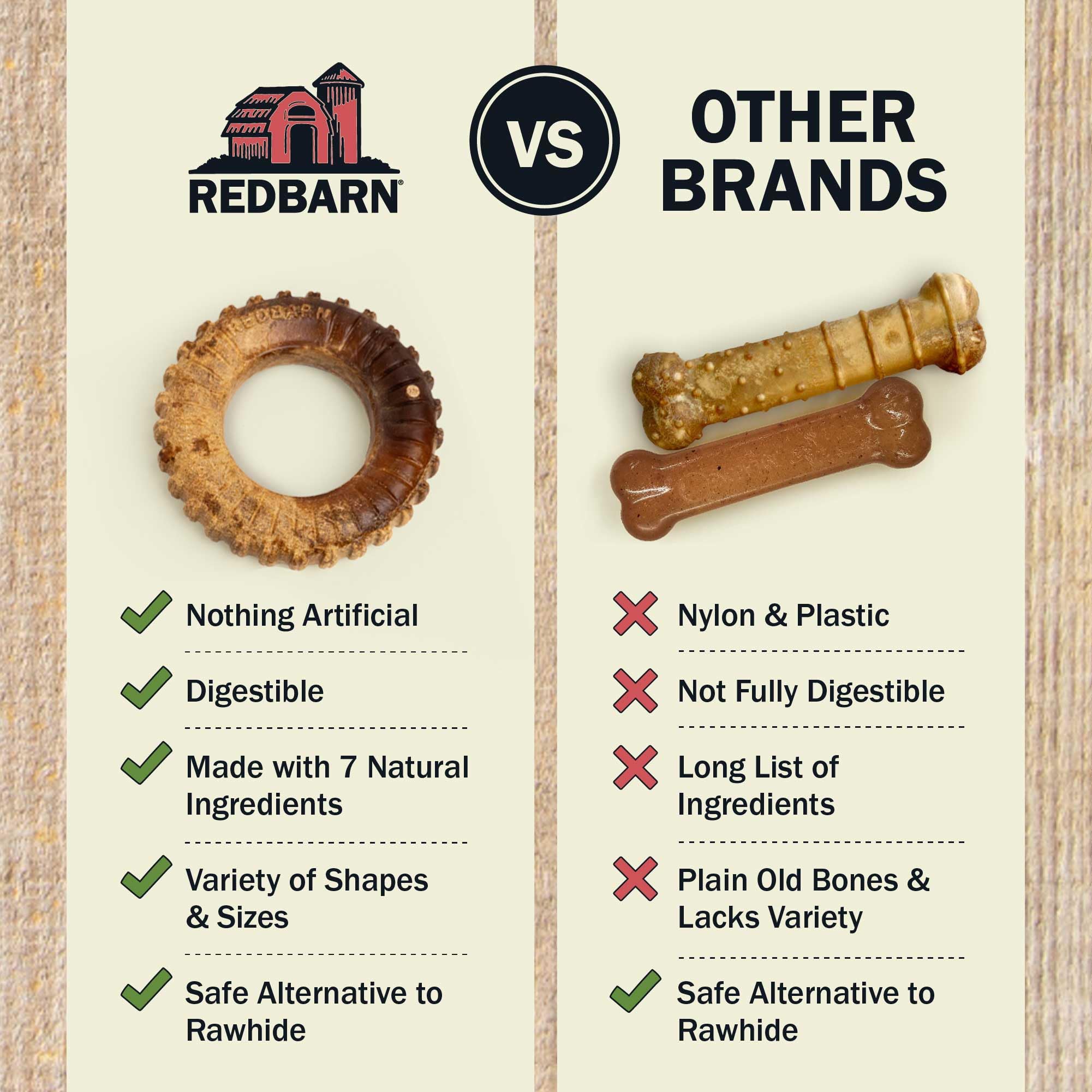 Redbarn Dur-A-Bulls long-lasting chew designed for extended playtime.