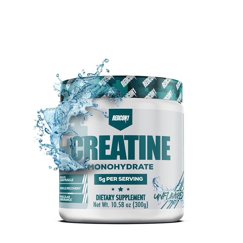 REDCON1 Creatine Monohydrate bottle signaling keto friendly energy for workouts