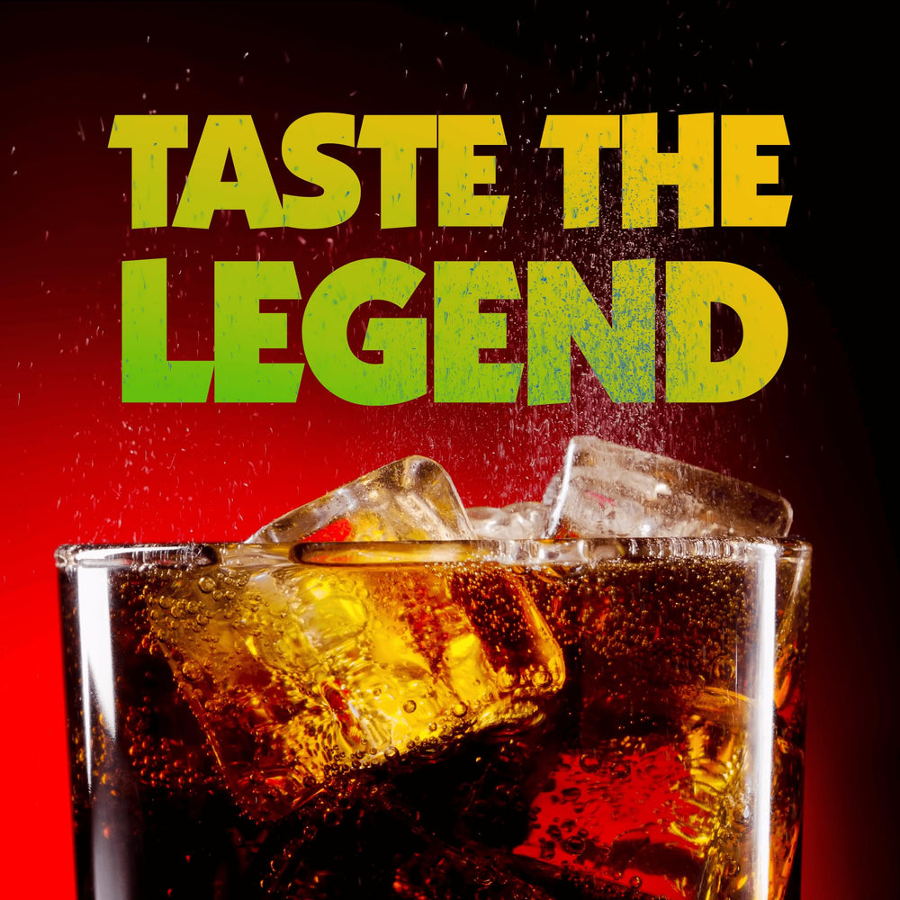 REDCON1 JOLT Cola energy glass with can conveys a crisp, energizing sip.