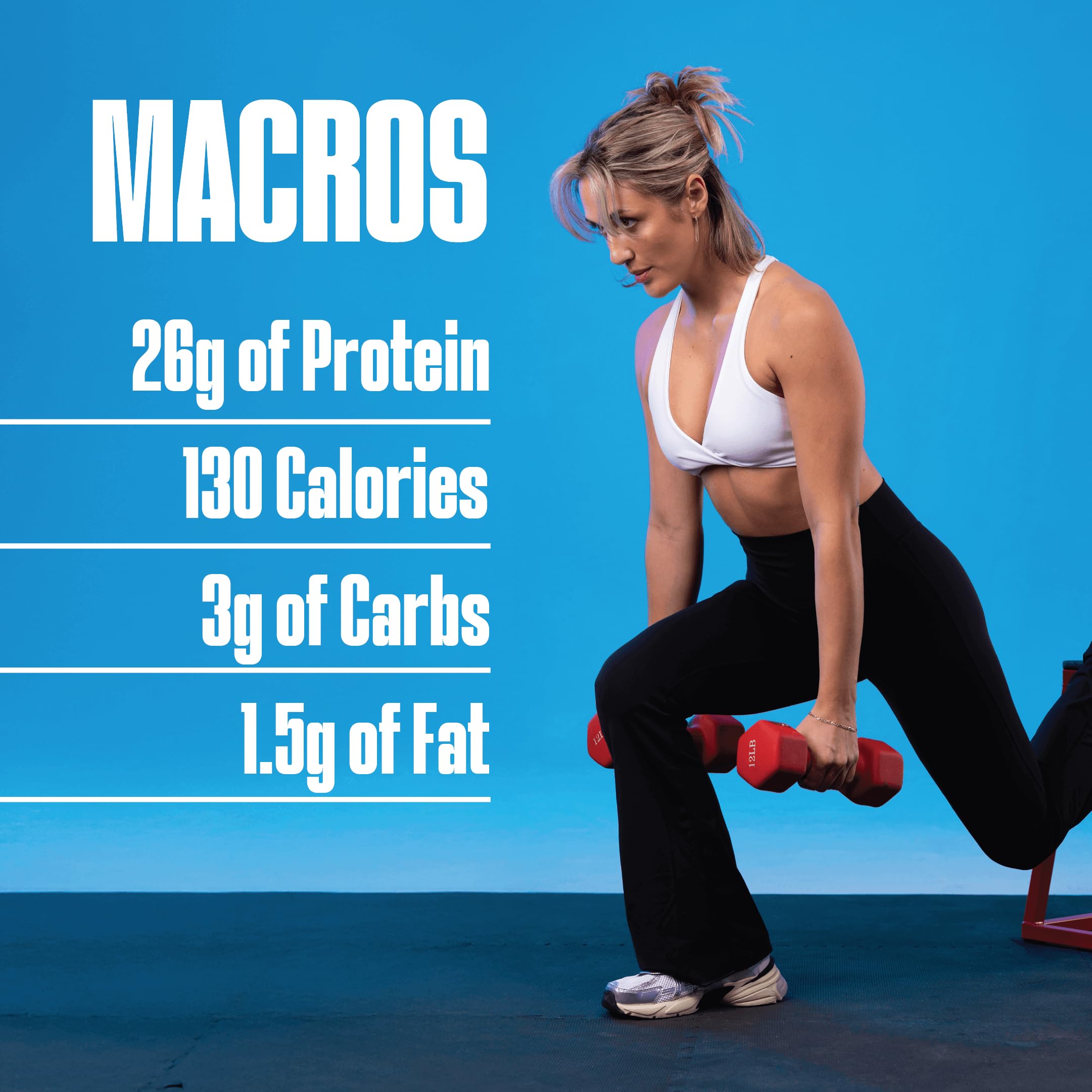 Redcon1 MRE LITE transparent labeling with clear nutrition panel for informed choices.