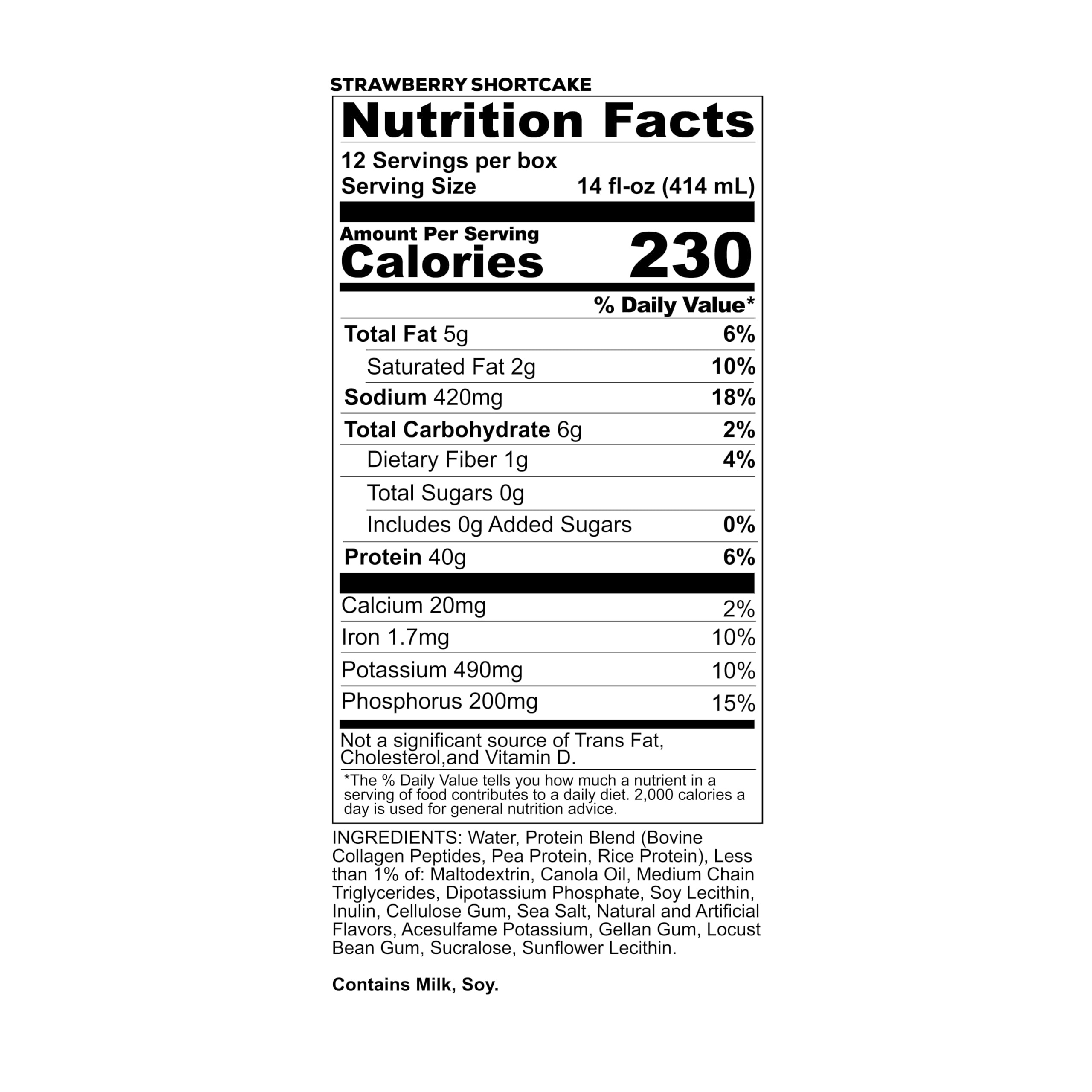 Redcon1 MRE RTD Strawberry Shortcake being poured—protein-packed ready-to-drink option.