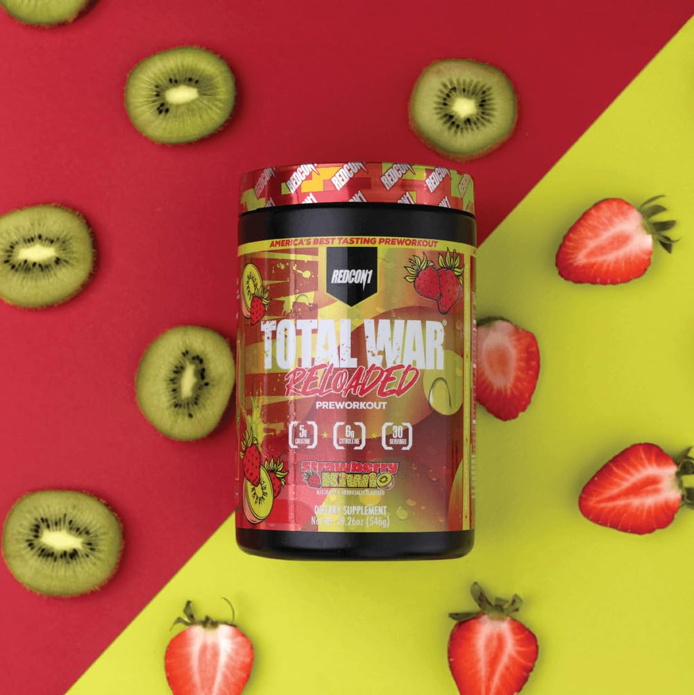 RedCon1 Total War Reloaded green tea extract icon signals clean focus and alertness