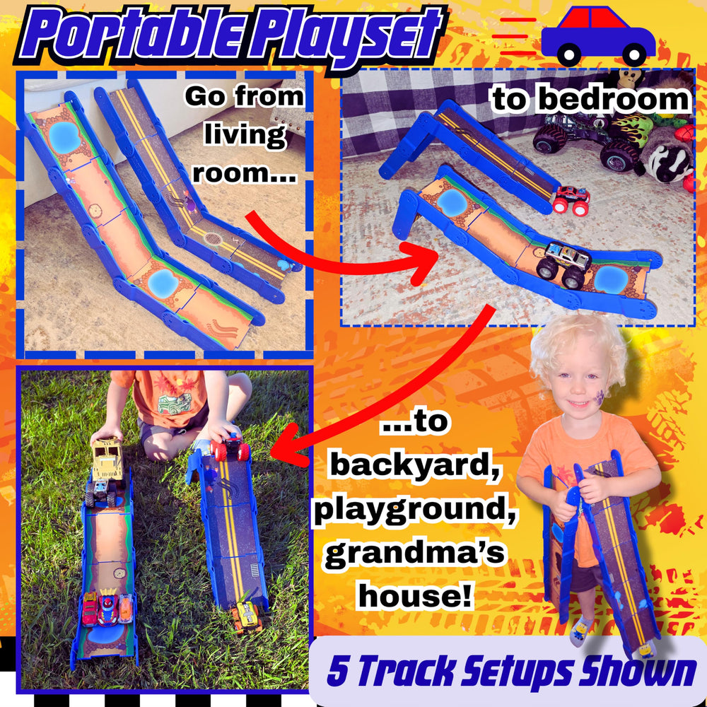 REDI-RAMPZ double-sided tracks broaden off-road and street play options.