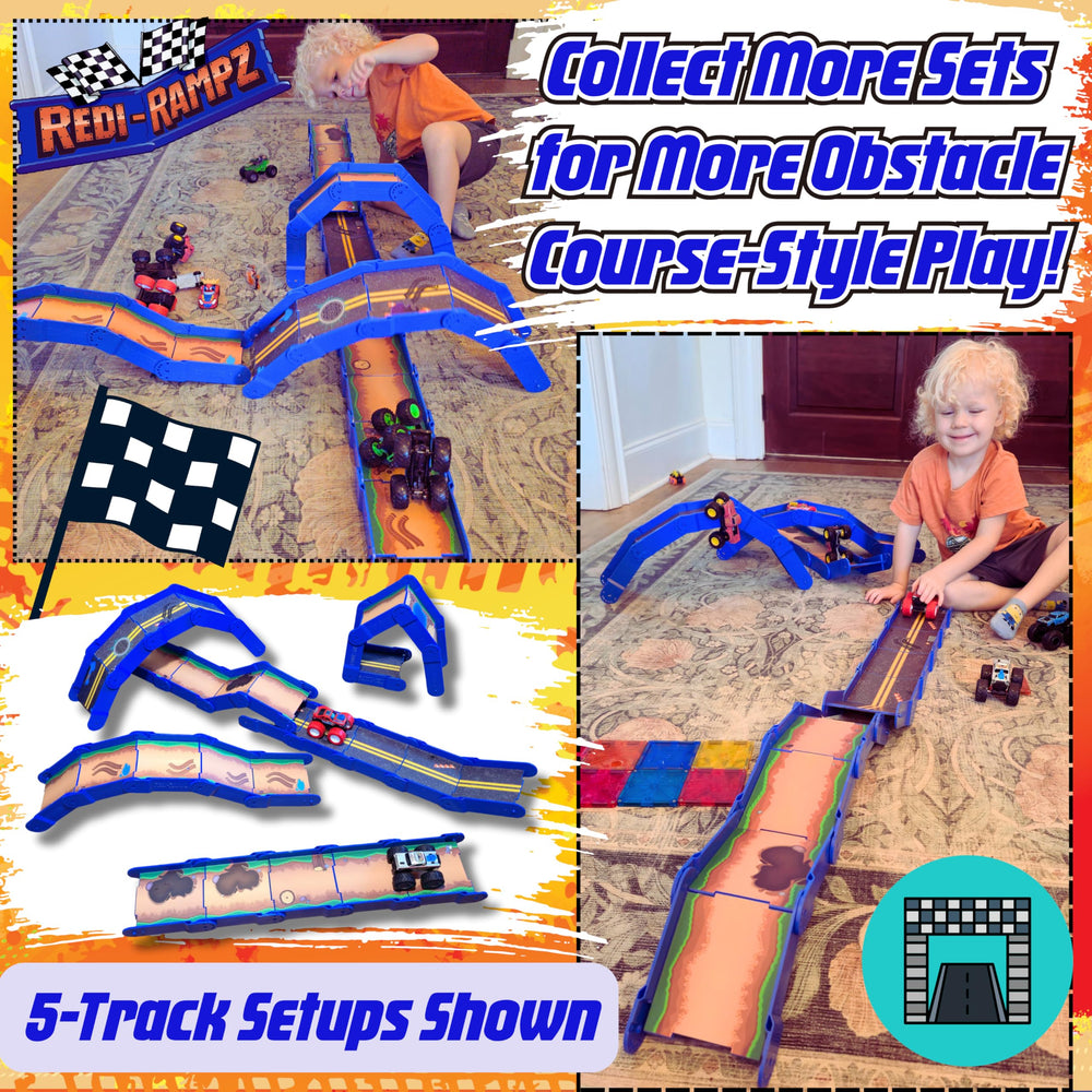 REDI-RAMPZ compact system supports portable, screen-free play.