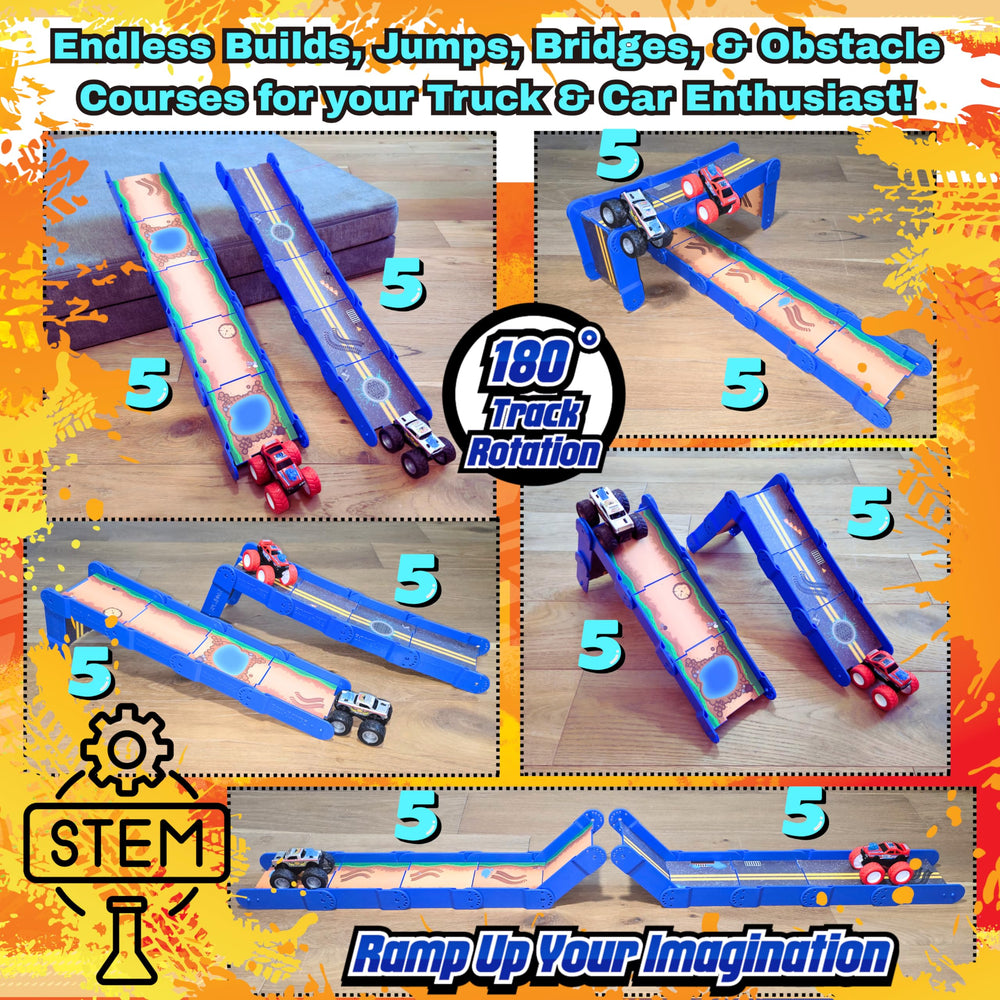 REDI-RAMPZ snap connectors simplify assembly for quick ramp setup.