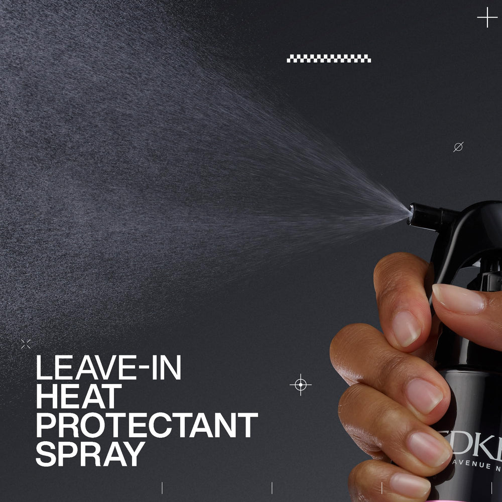 Redken Acidic Color Gloss applied to damp hair for even conditioning.