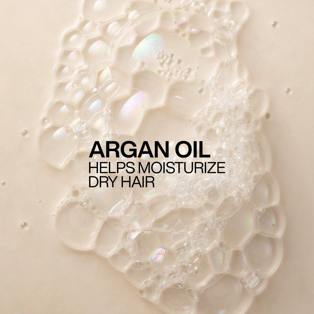 Redken All Soft Mini Kit hair shine close-up shows radiant look
