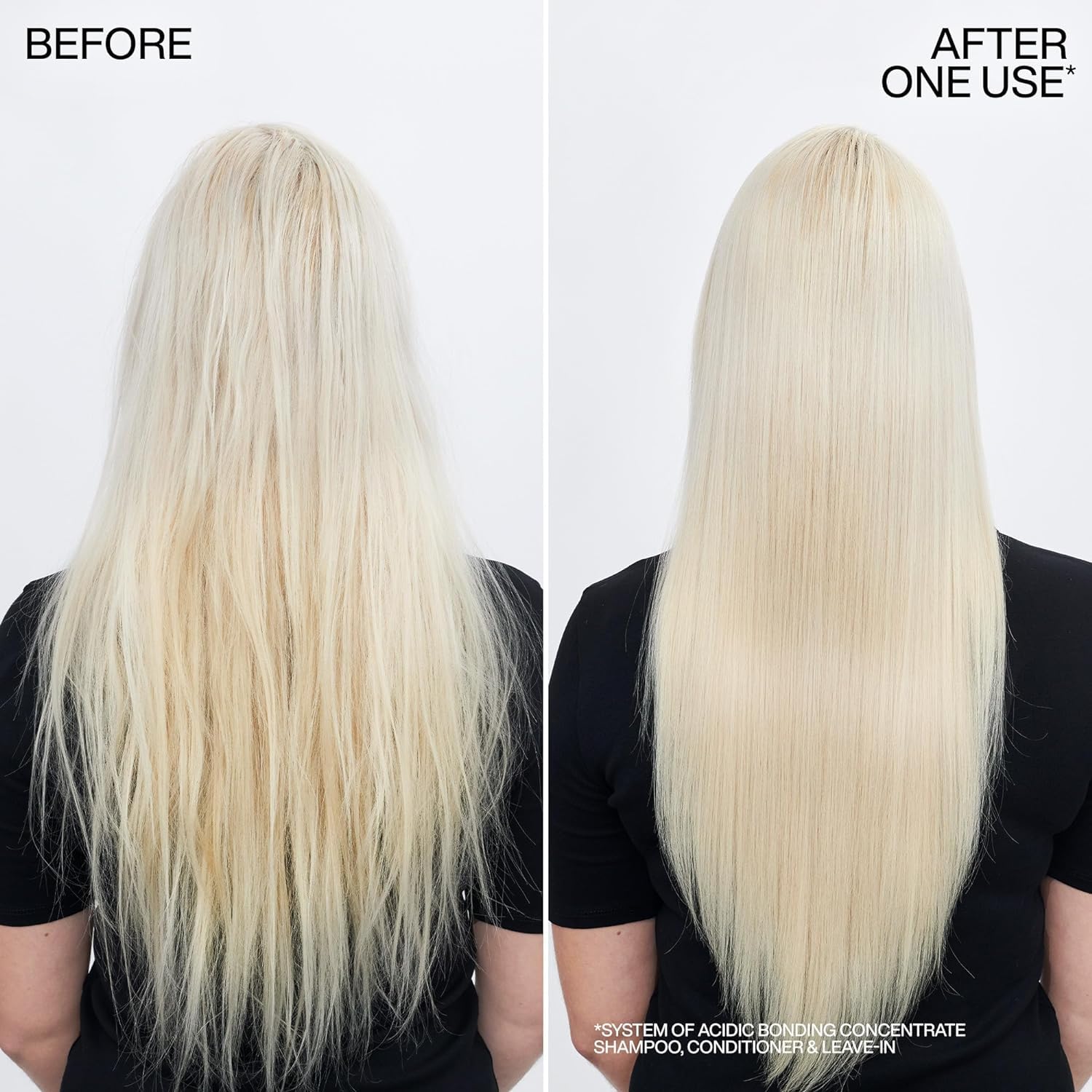 Pump nozzle of Redken Bonding Concentrate Conditioner for easy dime-sized application
