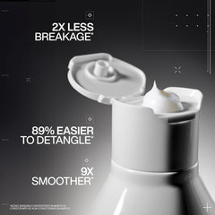 Texture close-up of Redken Bonding Concentrate Conditioner showing rich coating