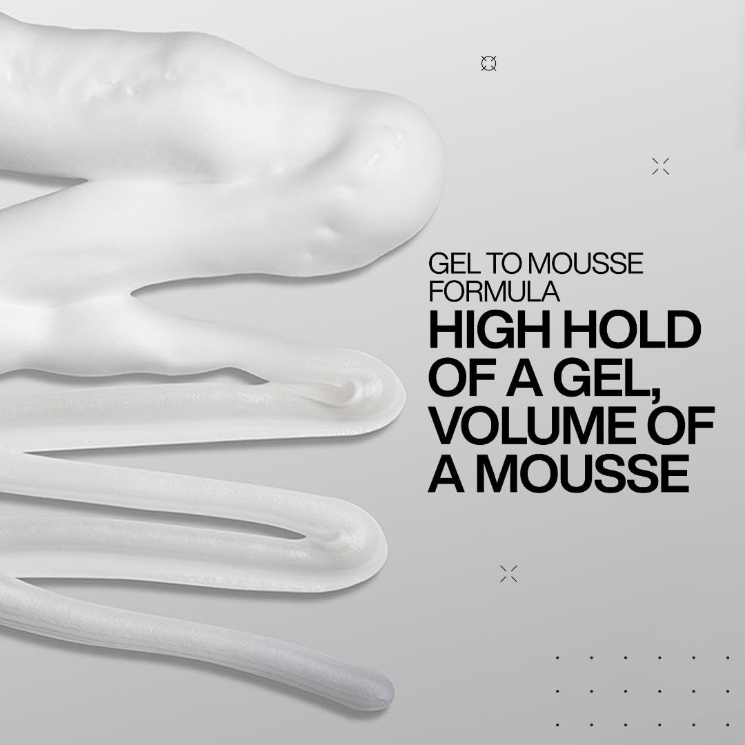 Redken Stay High Mousse packaging and branding on the box