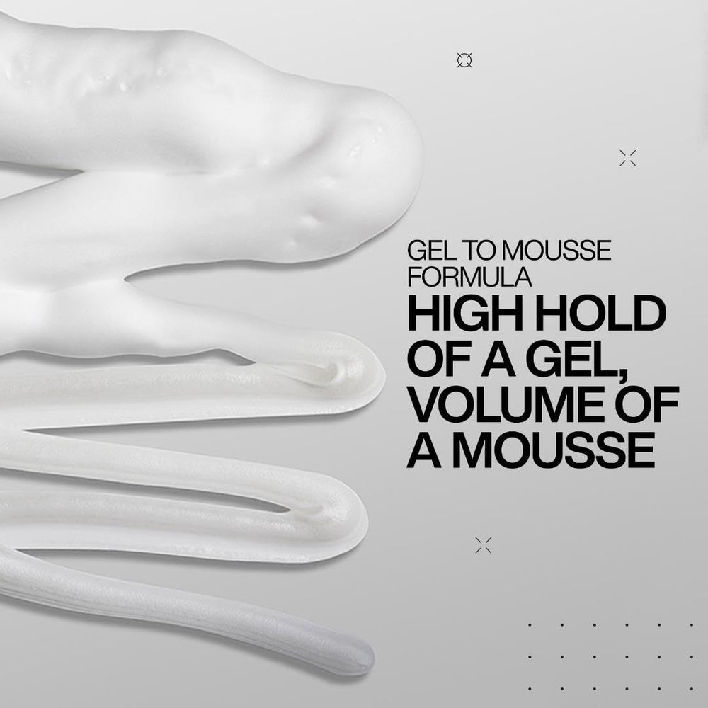 Redken Stay High Mousse packaging and branding on the box