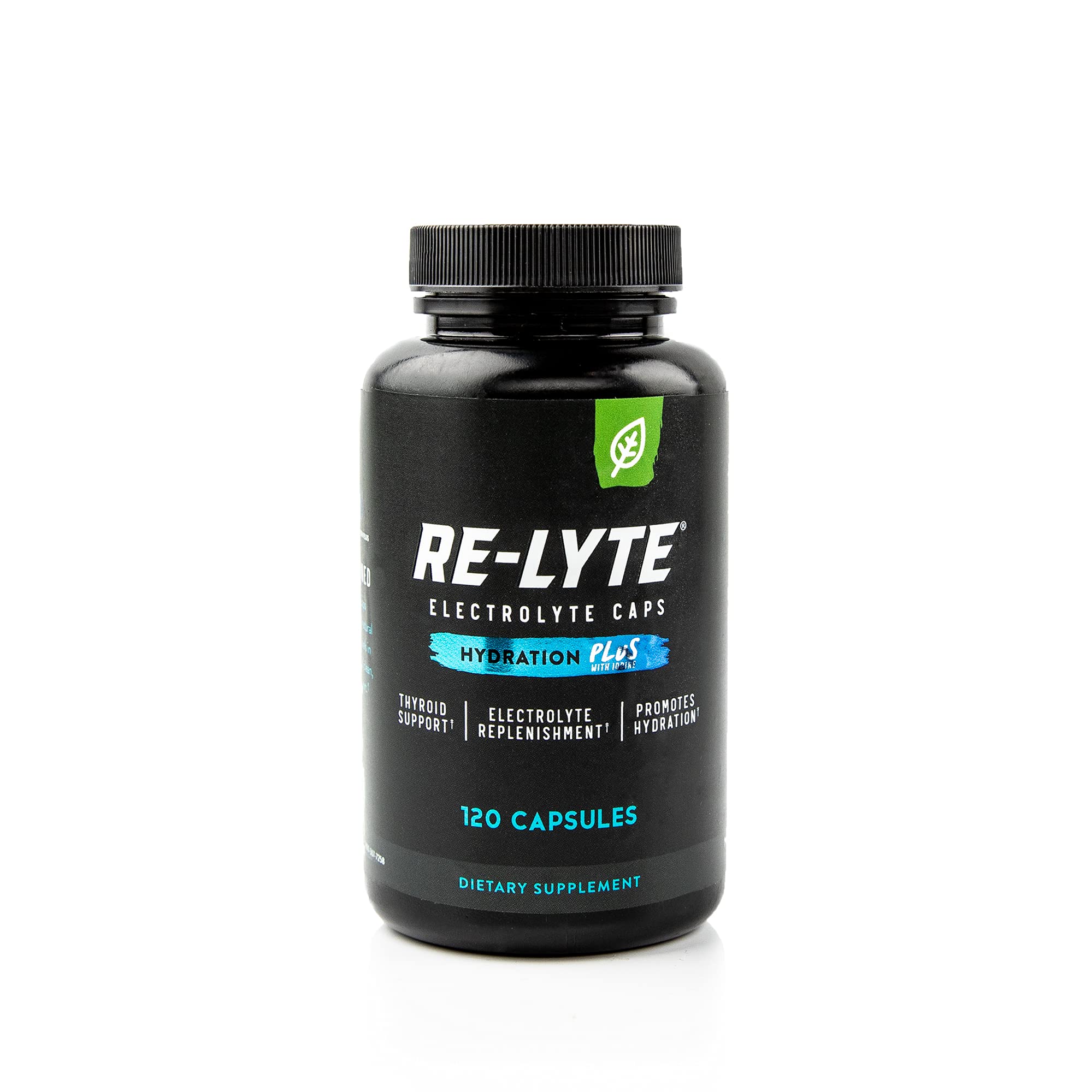 REDMOND Re-Lyte Hydration Plus capsules on the front label highlighting clean ingredients and electrolyte support