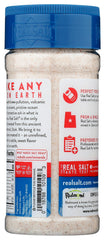 Redmond Real Sea Salt gluten free label, versatile option for gluten free meals.