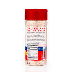 Redmond Real Sea Salt shaker front for easy kitchen seasoning and finish.