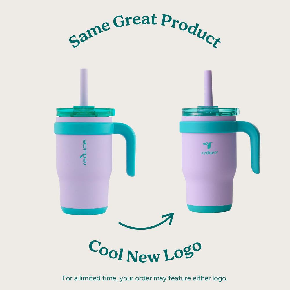 REDUCE Coldee Kids Tumbler straw makes sipping simple for busy kids on the go.
