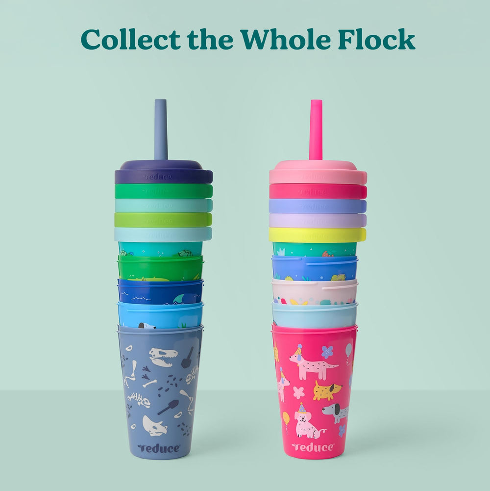 REDUCE GoGo's serendipity design tumbler adds colorful hydration fun.