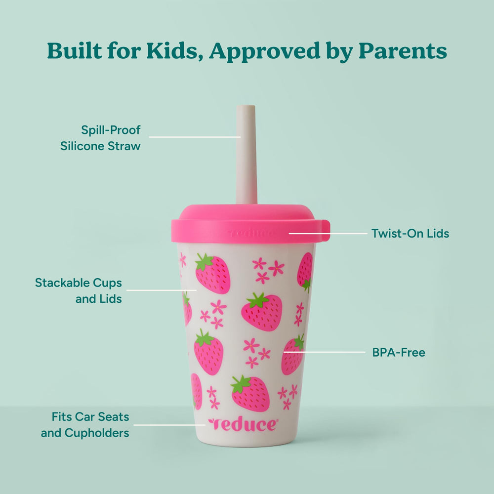 REDUCE GoGo twist-on lid 12oz tumbler for easy closure and spill prevention