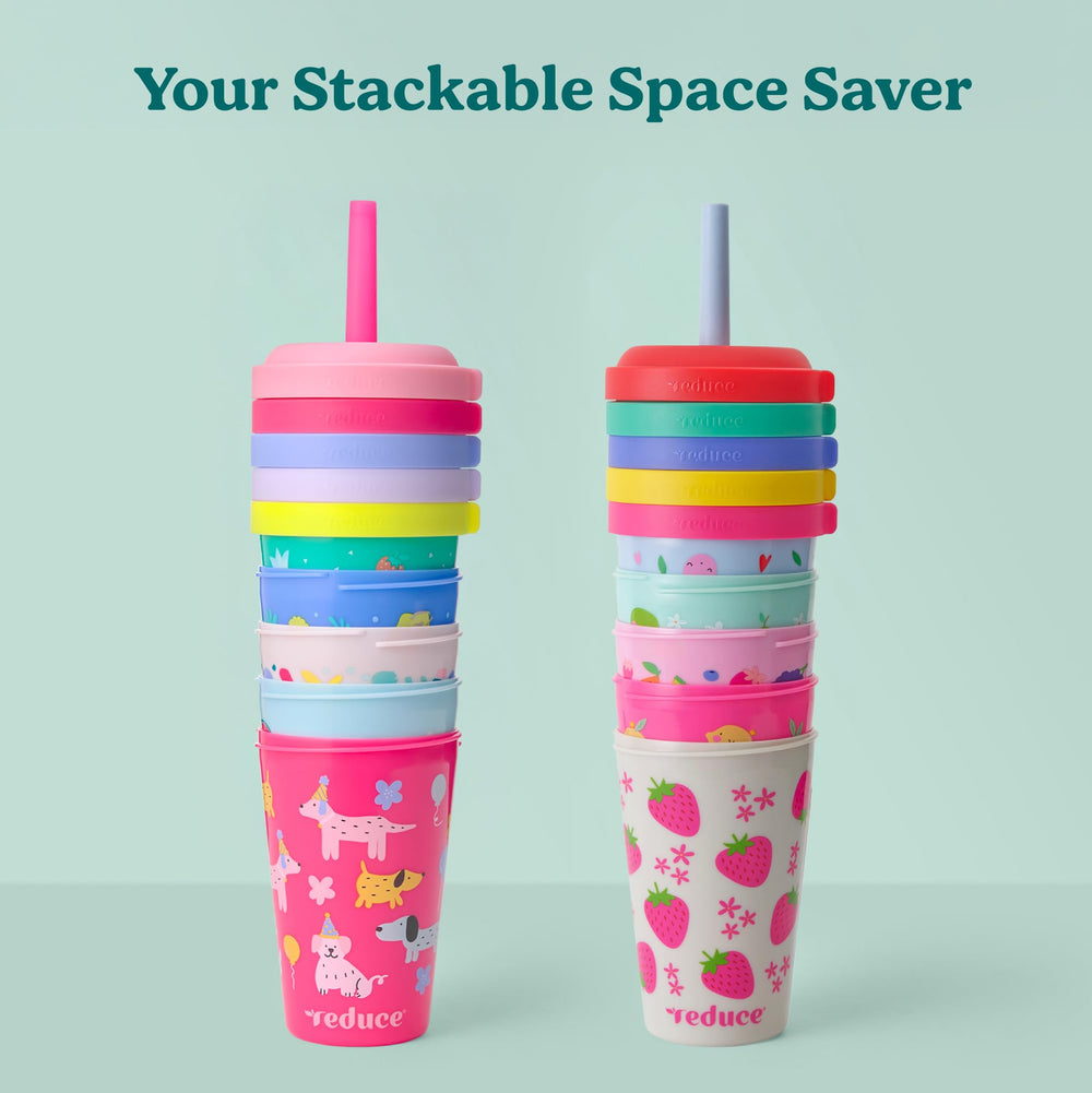 REDUCE GoGo vibrant designs encourage hydration with fun, colorful daily use.
