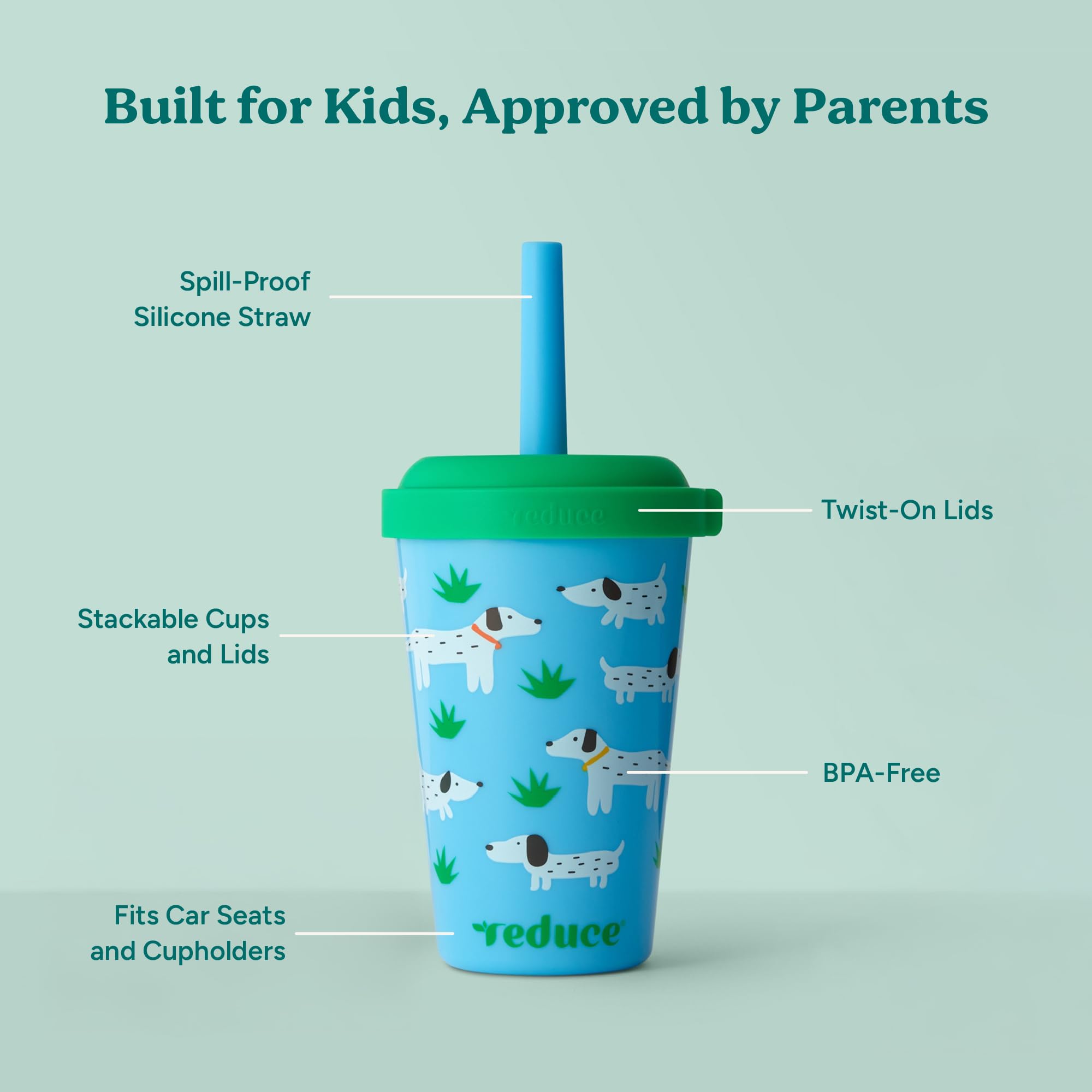 REDUCE GoGo's cupholder-friendly tumbler designed for car and travel use