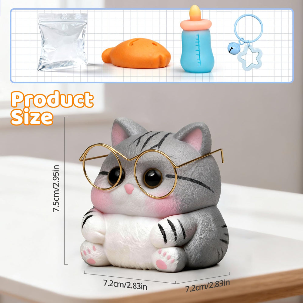 Reenovan Backpack Keychain Cat Toy provides stress relief on the go.
