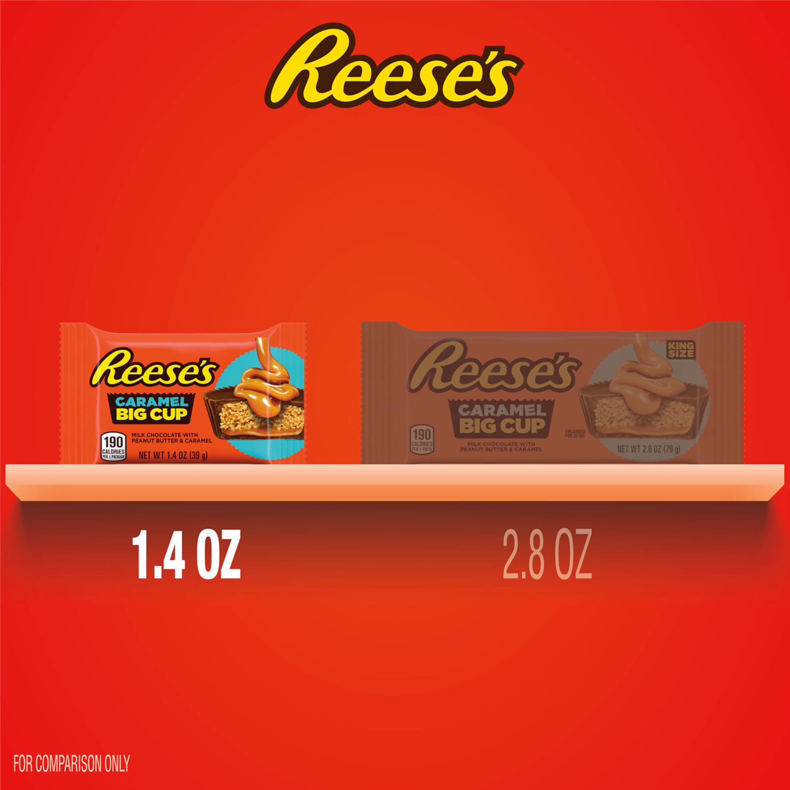 REESE'S Big Cup on serving tray ready for party and movie night