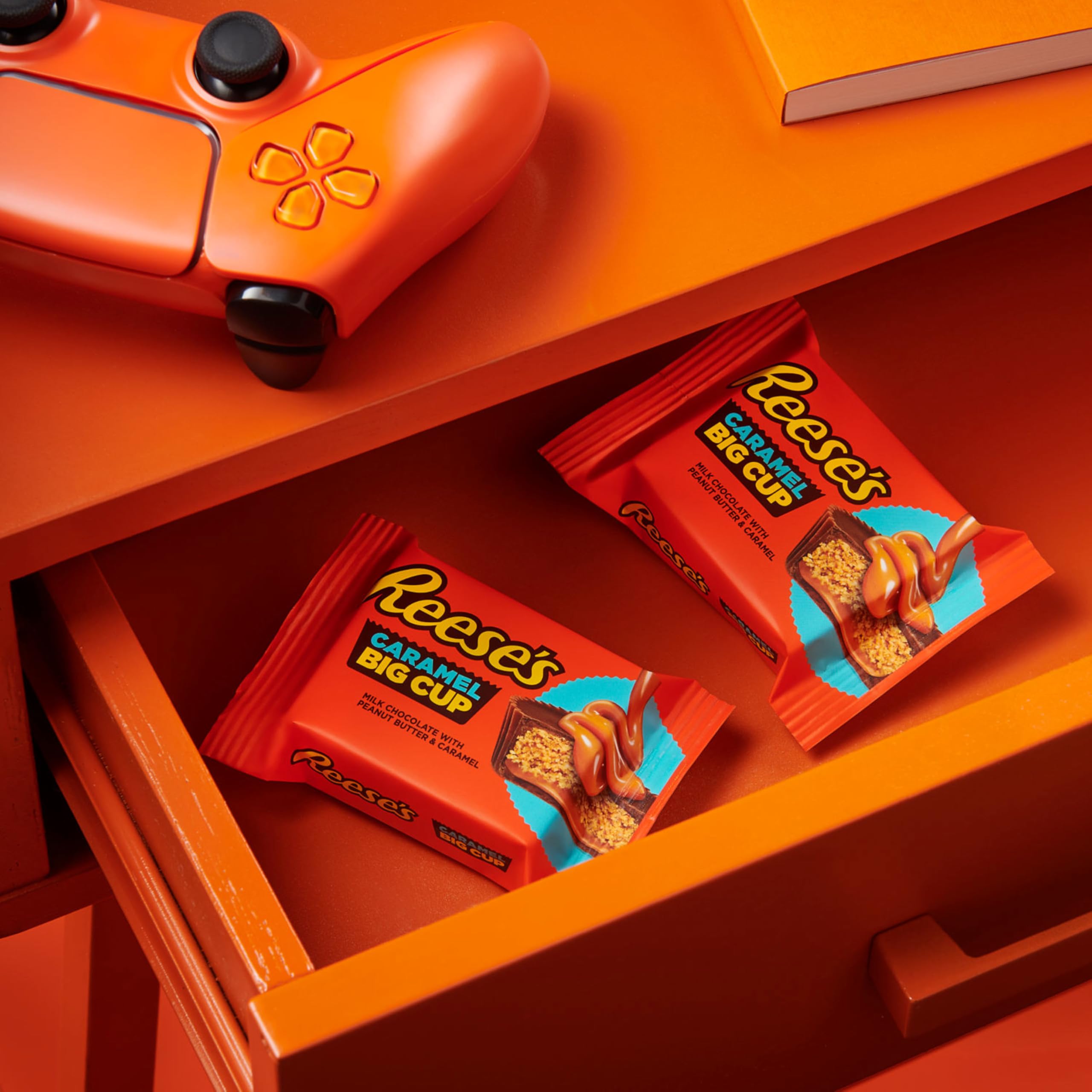 Individually wrapped REESE'S Big Cup cups fit lunchboxes and concessions
