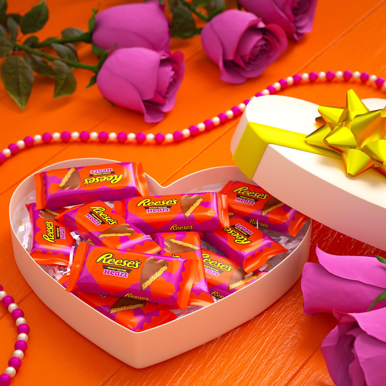 Certified kosher Reese's hearts add inclusive sweetness to any event