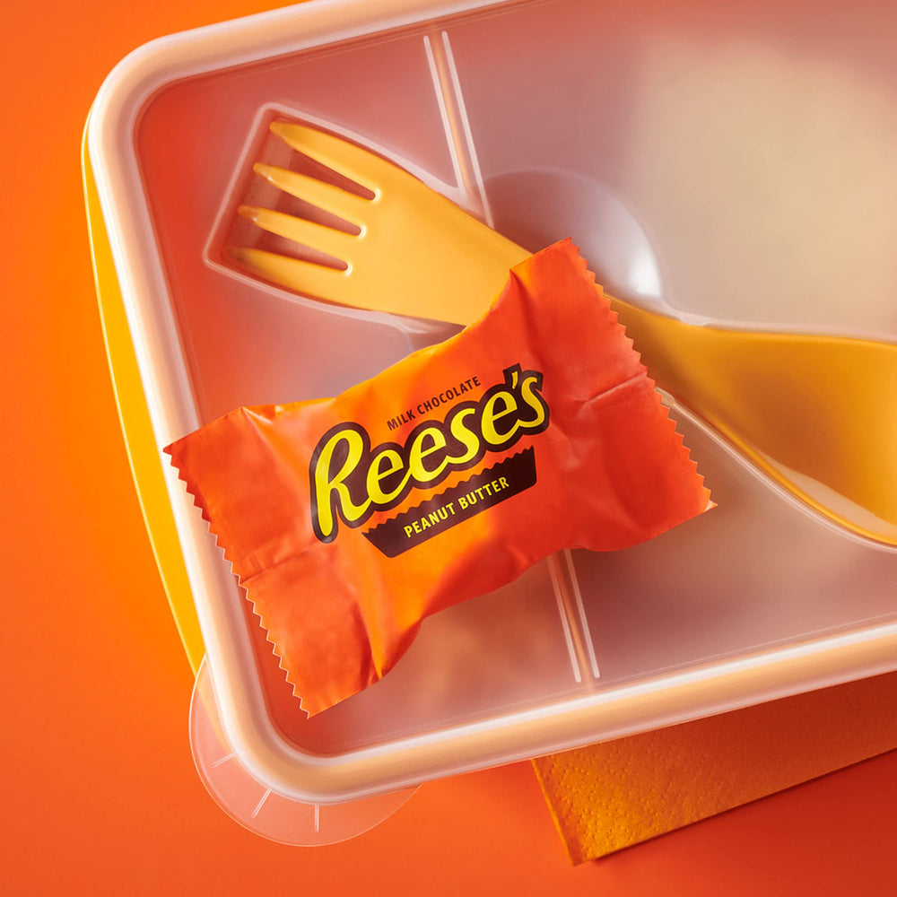 Lunchbox-friendly REESE'S cups ready for midday treats