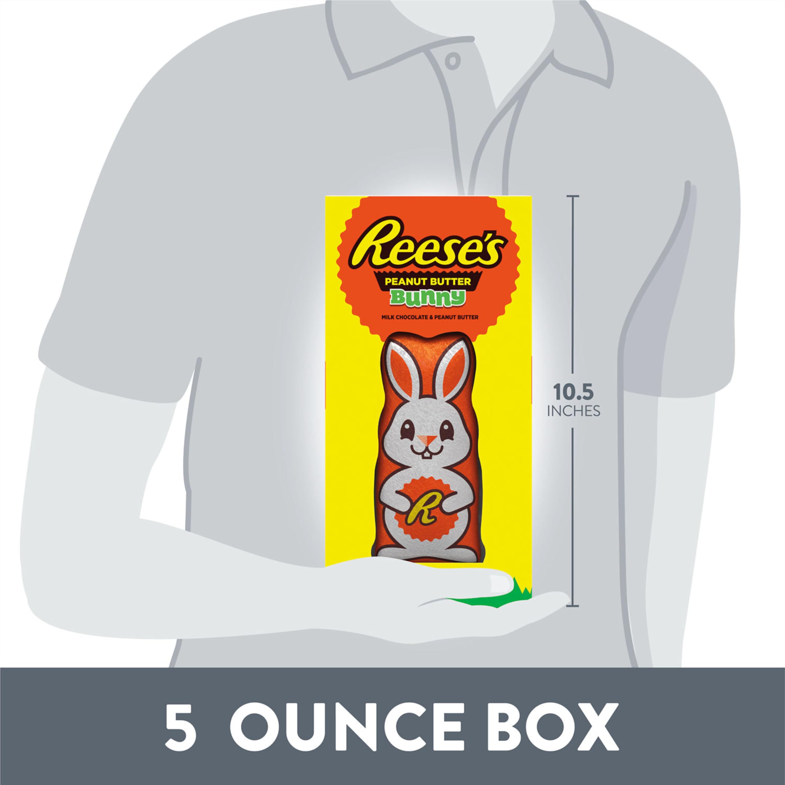 Reese's Easter basket stuffer bunny candy ready to share