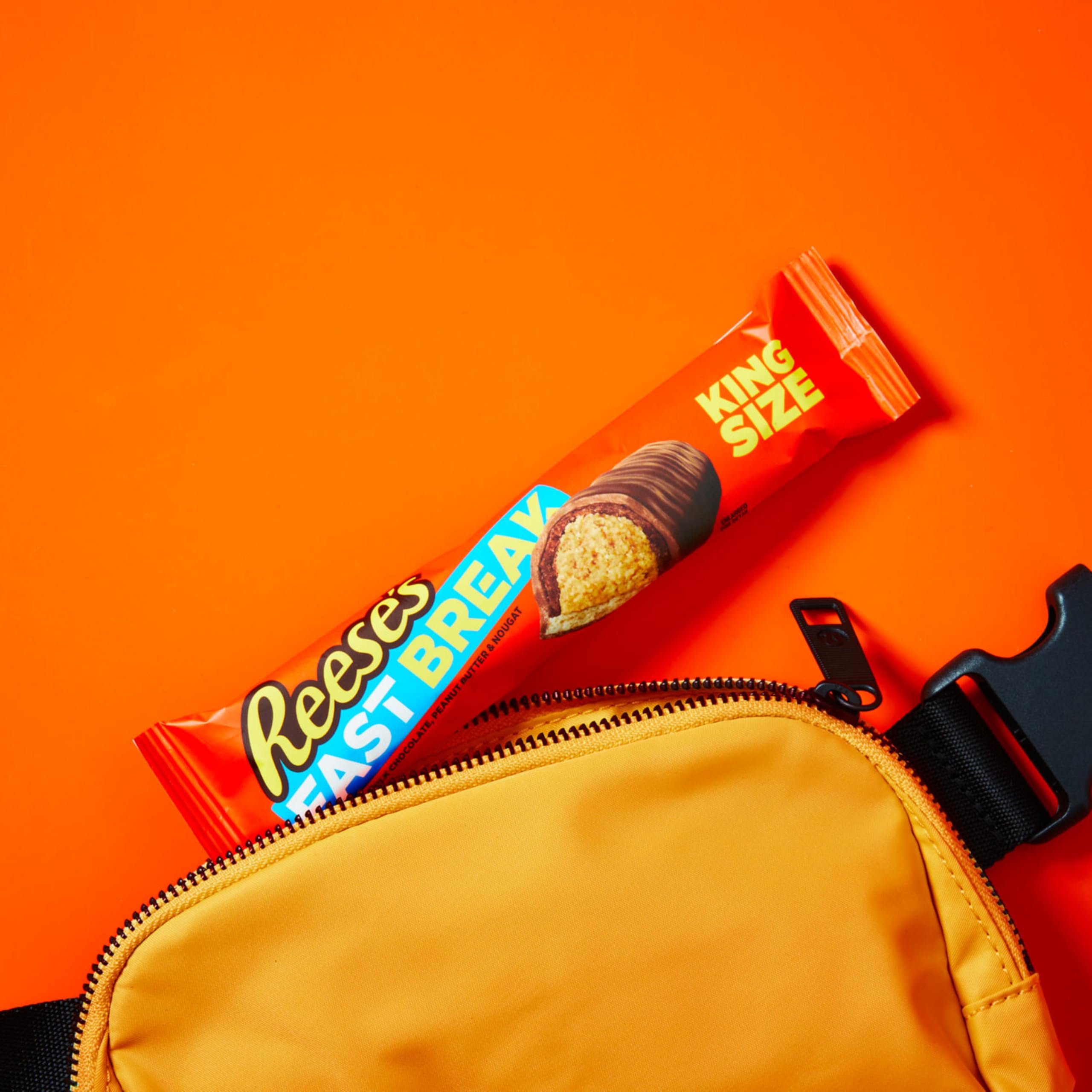 Party table featuring Reese's Fast Break snacks for celebrations and sharing