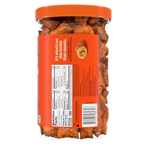 Reese's jar with label, easy grab-and-go snack anytime.