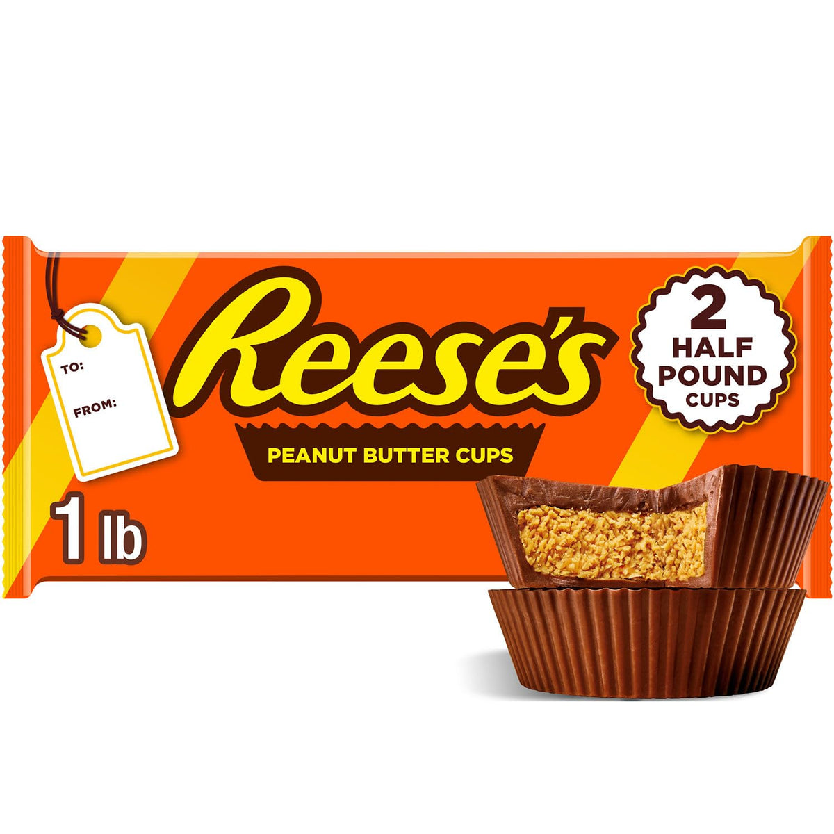 REESE'S Milk Chocolate Peanut Butter Cup Bar wrap for on-the-go snacking