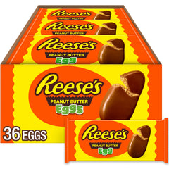 REESE'S Milk Chocolate Peanut Butter Eggs bulk box for Easter gifting and party planning