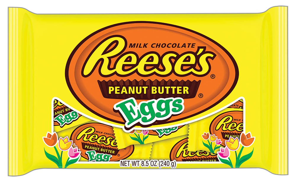 Reese's Milk Chocolate Peanut Butter Mini Eggs bag for Easter baskets and sharing