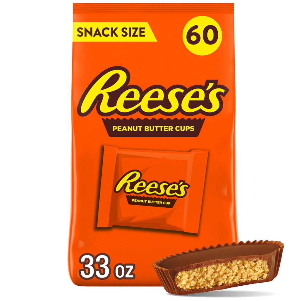 REESE'S bulk bag of milk chocolate peanut butter cups, ideal for sharing and gatherings