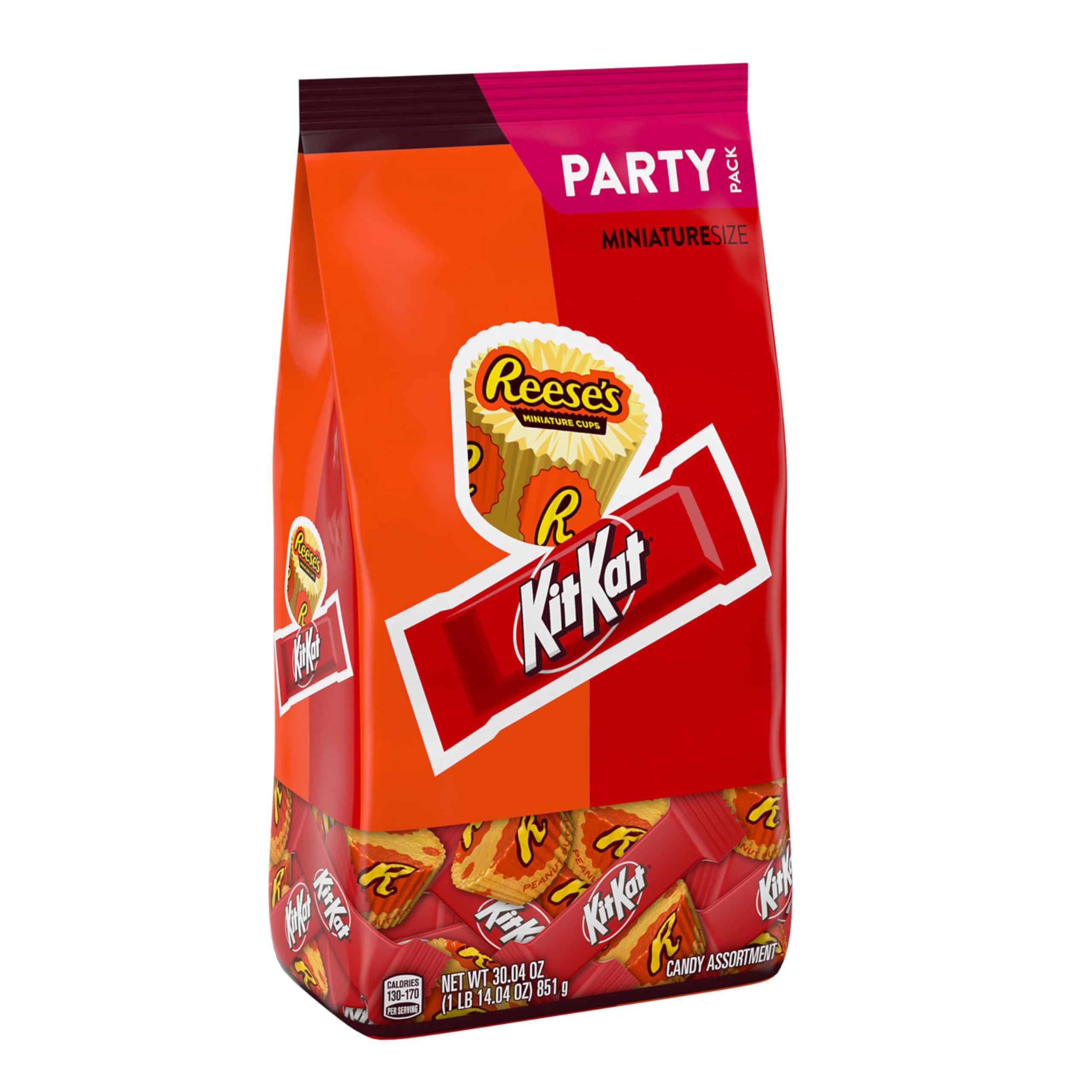 Reese's miniatures close-up showing peanut butter centers.