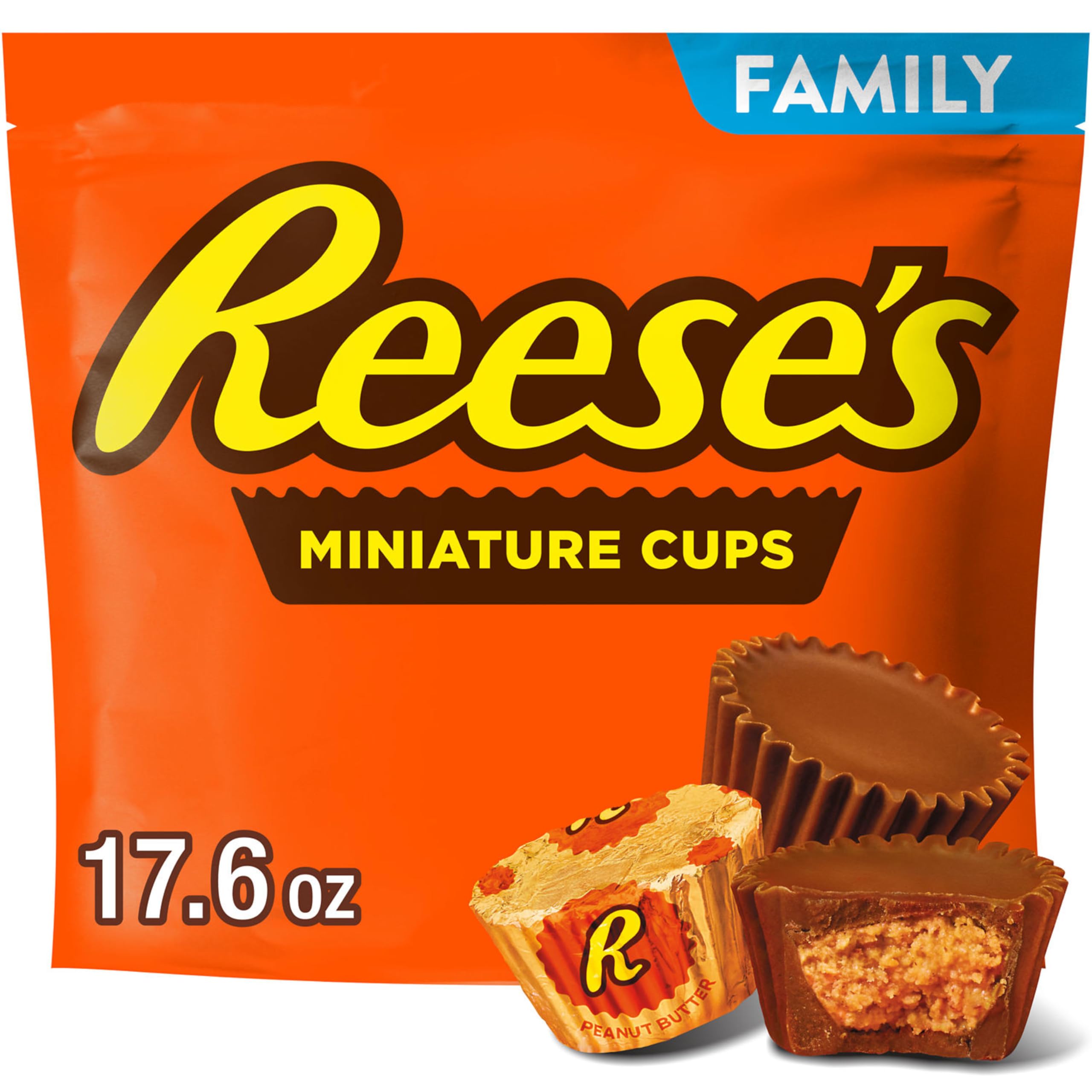 REESE'S Miniatures pack shot highlighting shareable candy for gatherings