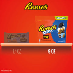 Snack-board setup featuring REESE'S OREO Miniatures for game night.
