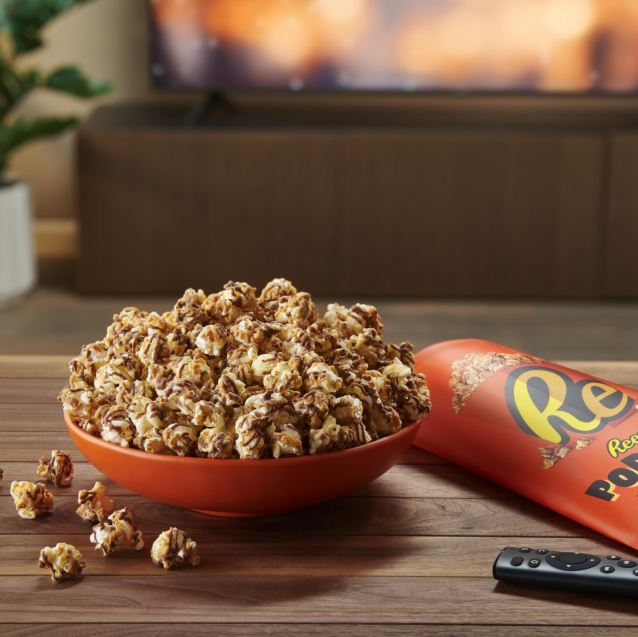 Reese's Popcorn sweet-salty appeal, ideal snack anytime.