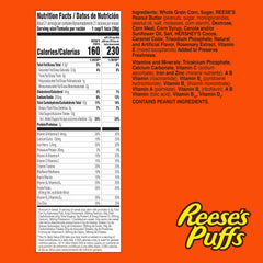 Reese's Puffs giant size box ready for family mornings.