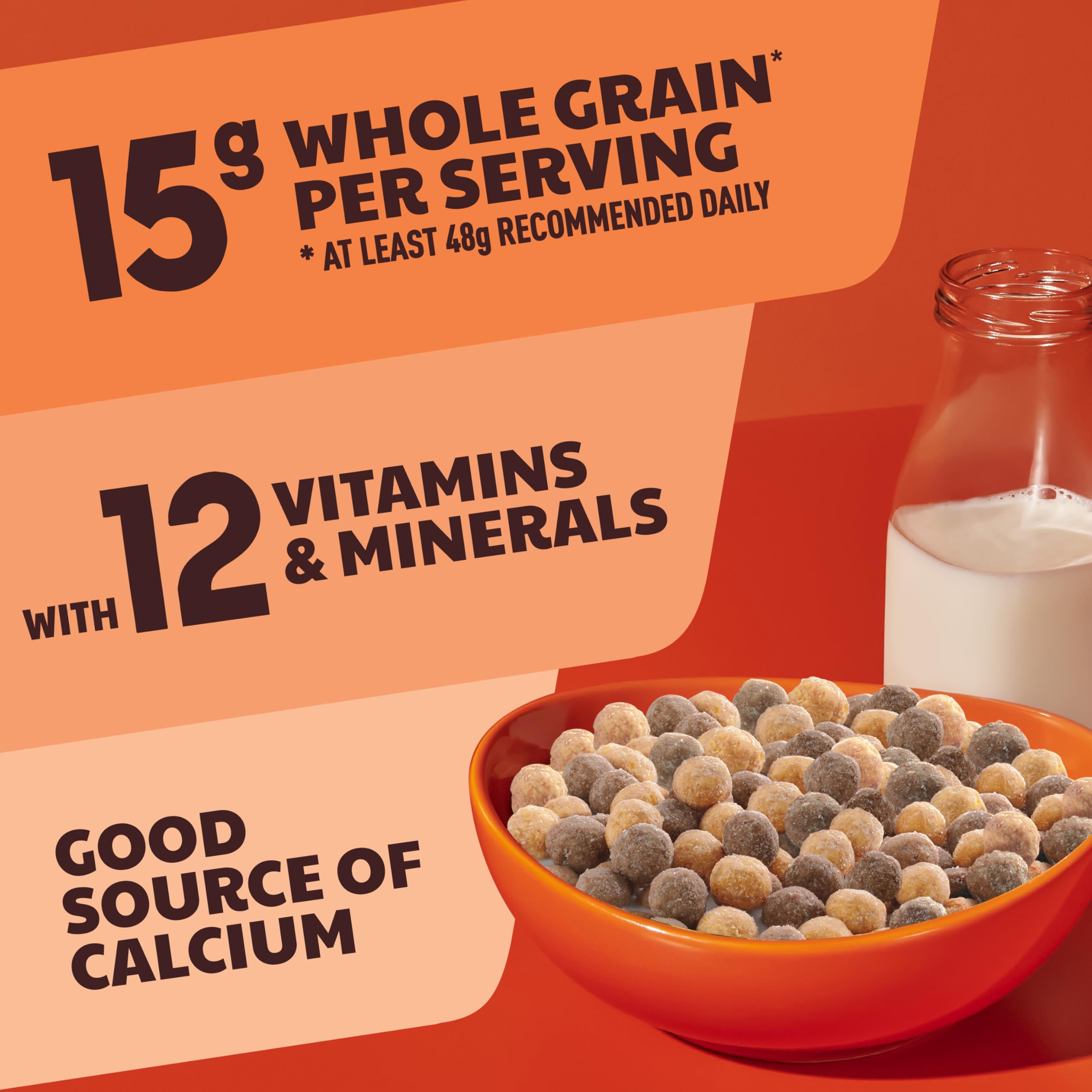 REESE'S PUFFS ingredients feature real peanut butter