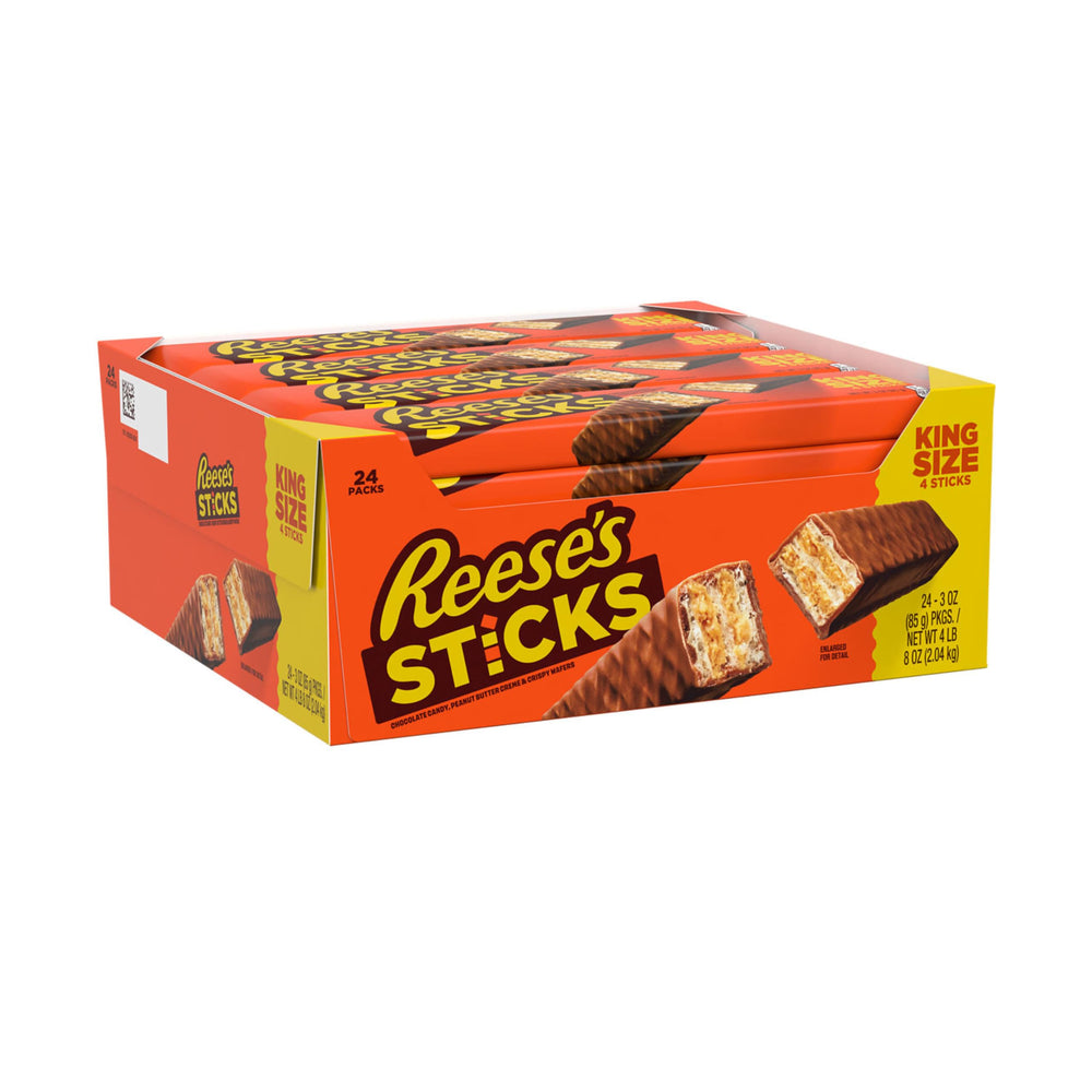 REESE'S STICKS 24-pack bulk box ready for events and vending.