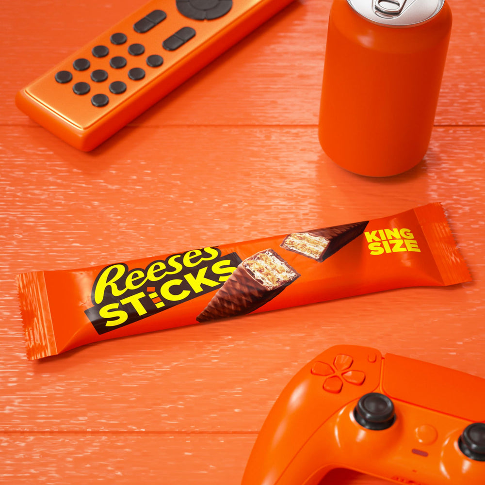 REESE'S STICKS display at concession stands for quick crowd-pleasing candy.
