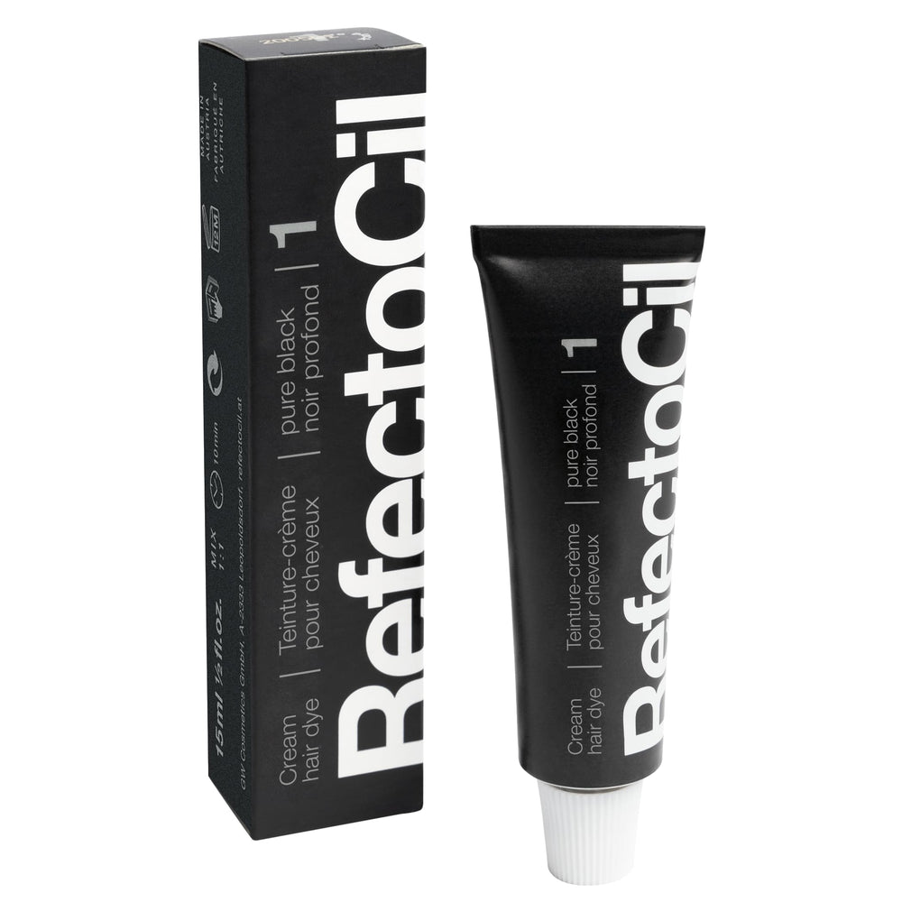 RefectoCil application set shown for precise, mess-free at-home tinting.
