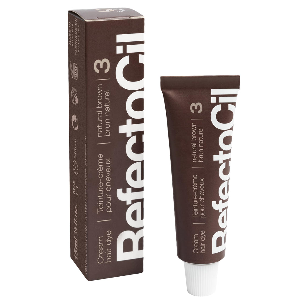 RefectoCil Cream Dye 3.1 Light Brown creates subtle warmth and dimension