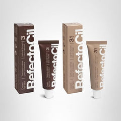 RefectoCil Cream Dye application demonstrating easy at-home use for salon-like results