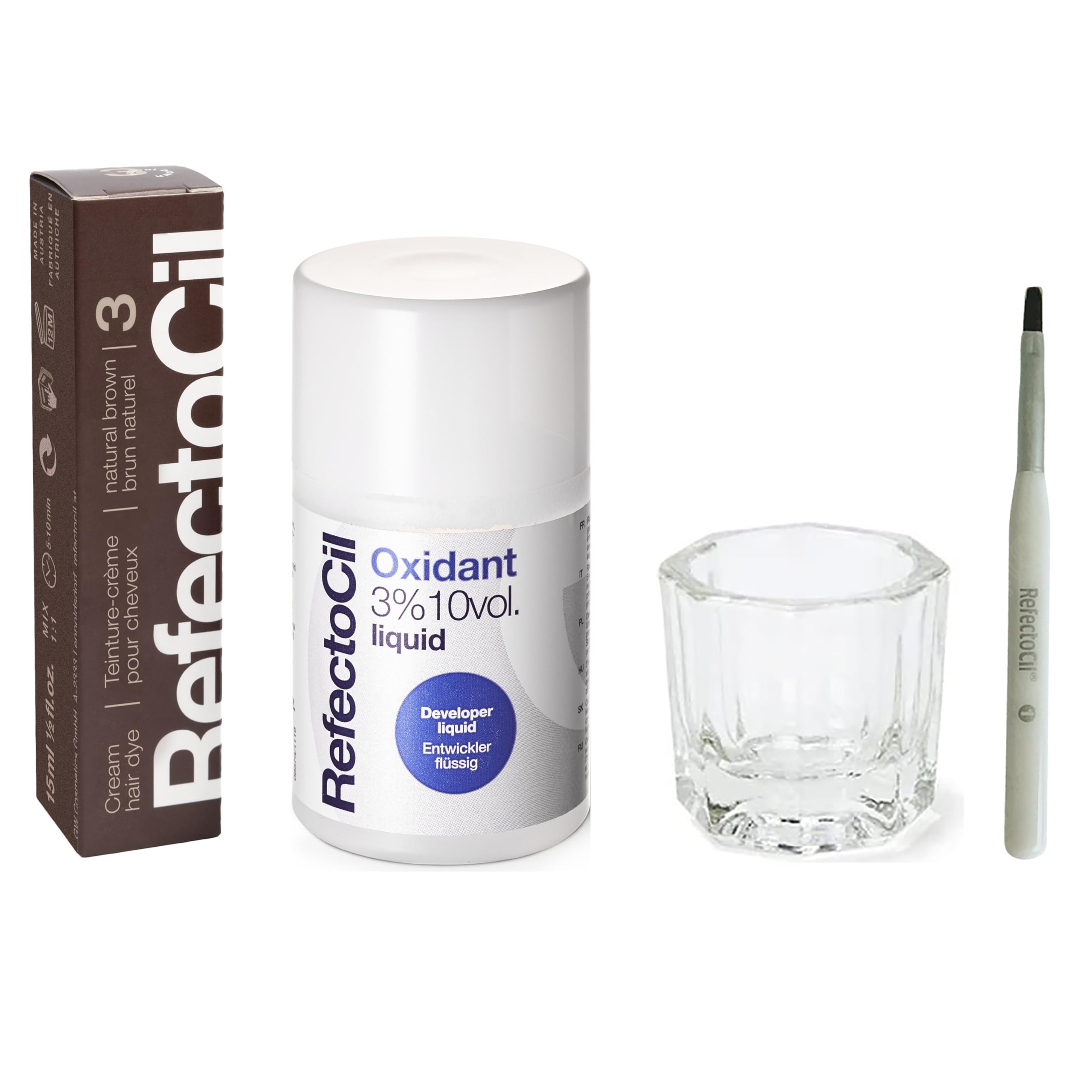 RefectoCil Natural Brown No. 3 cream dye for a natural brunette look