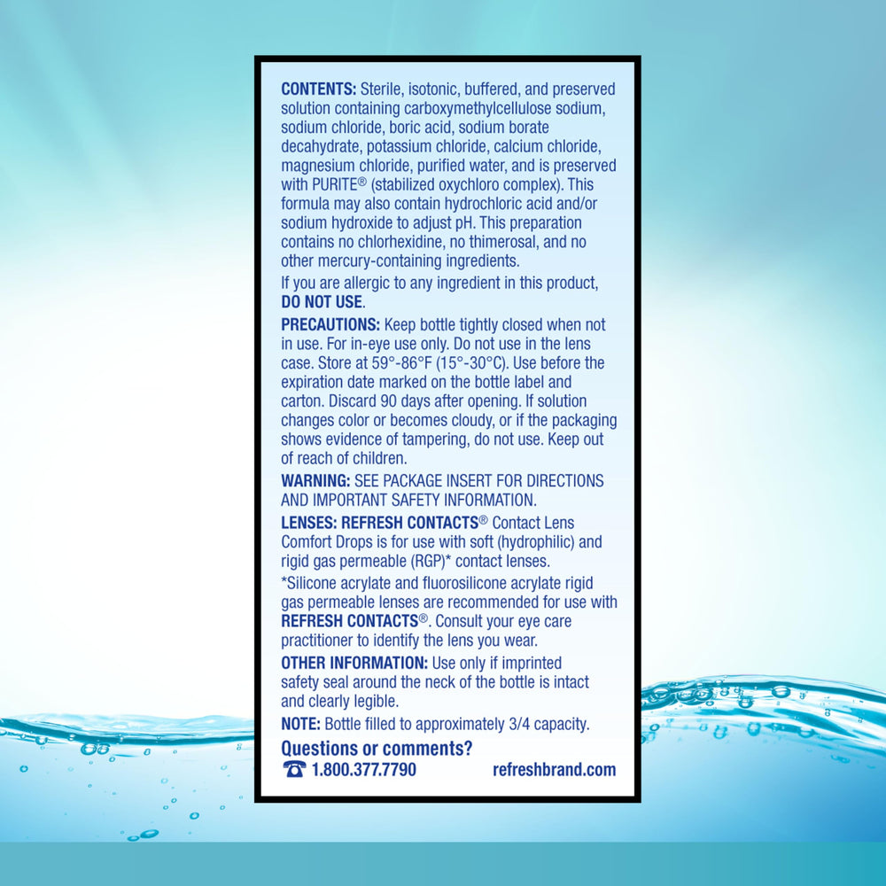 Refresh Contacts in-use scenario shows soothing relief during long wear.