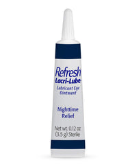 Refresh Lacri-Lube cap shown on compact tube